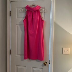 Sail to Sable Elegant Vibrant Pink Sleeveless Dress